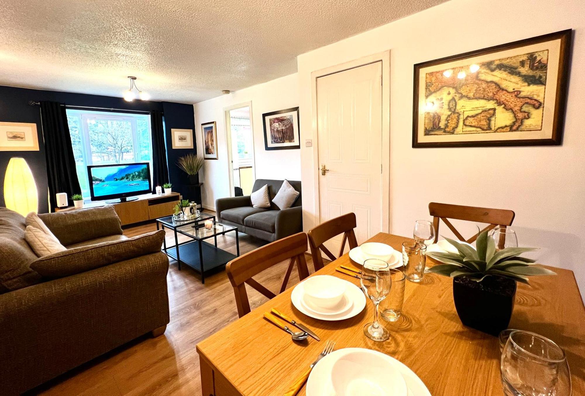グラスゴーGround Floor Flat With Free Parking & Wifiアパートメント エクステリア 写真